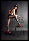 RED SHOES ON CHAIR